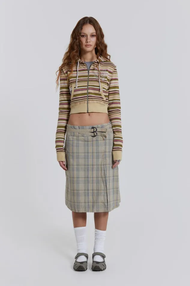 Women Jaded London Hoodies and Sweatshirts Lucky Stripe Crest Hoodie