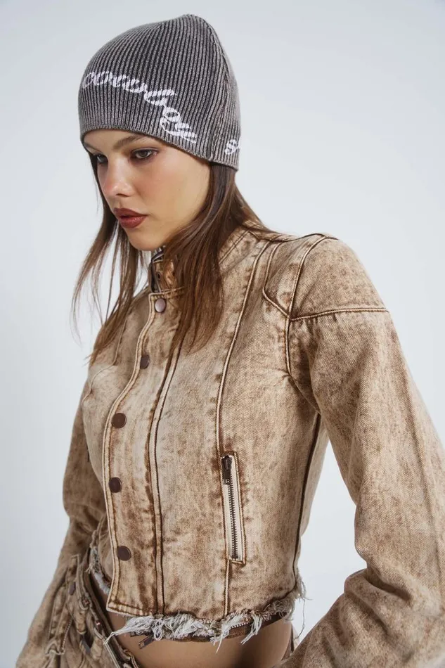 Women Jaded London Knitwear Save A Horse Knitted Beanie Hat