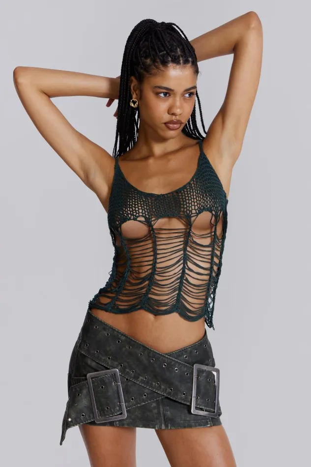Women Jaded London Knitwear Zeta Knitted Top