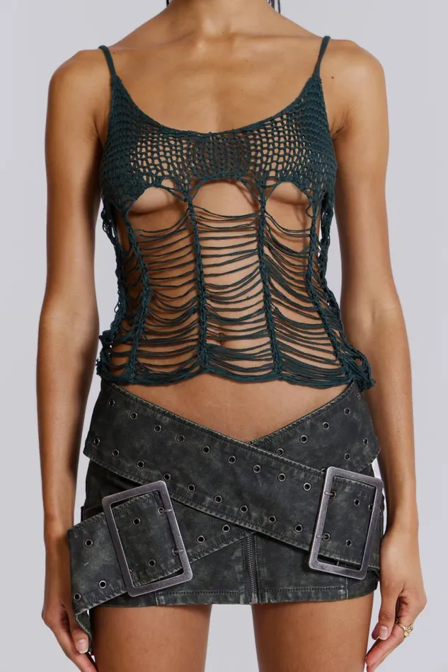 Women Jaded London Knitwear Zeta Knitted Top