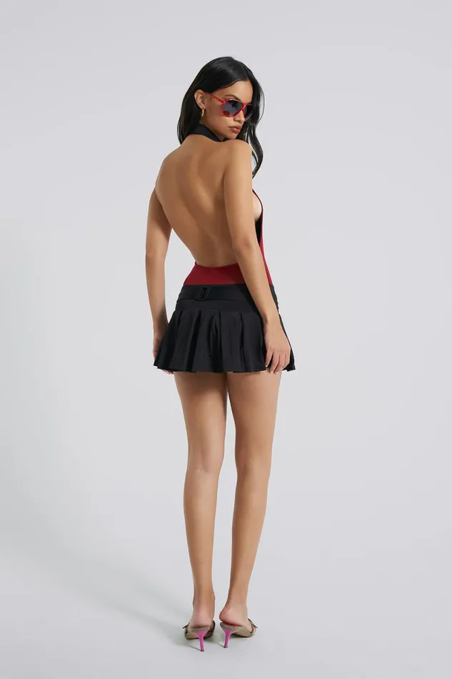 Women Jaded London Mini Dresses The Quarterback Mini Dress