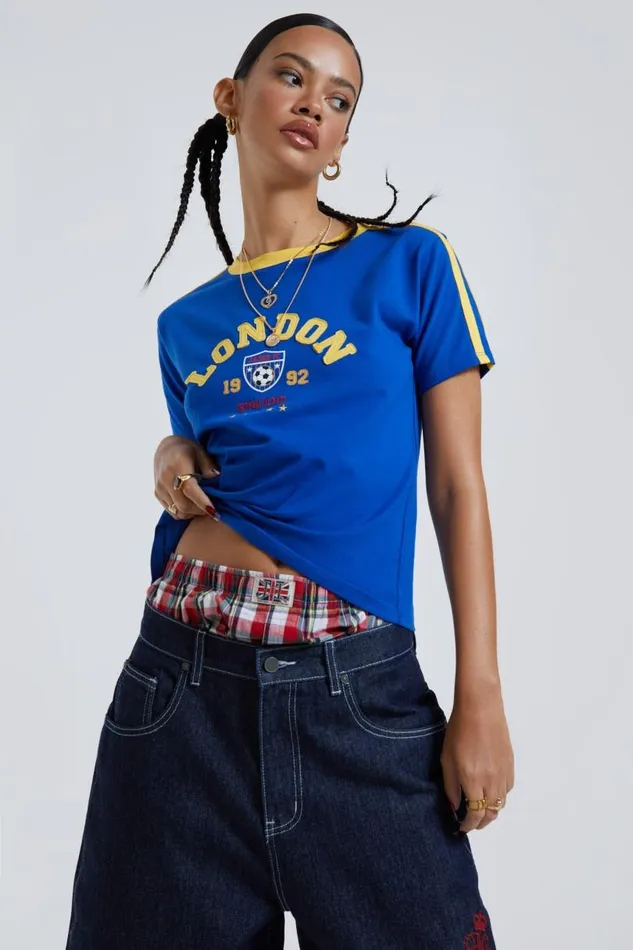 Women Jaded London Shorts and Jorts Multi Tartan Boxer Short