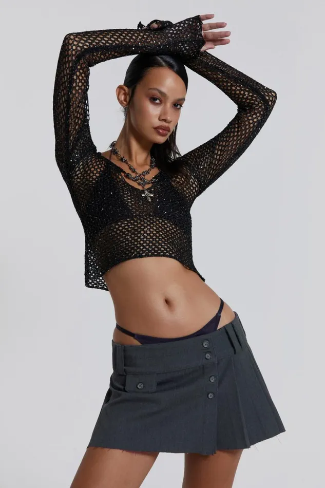 Women Jaded London Skirts Ampm Pleated Mini Skirt