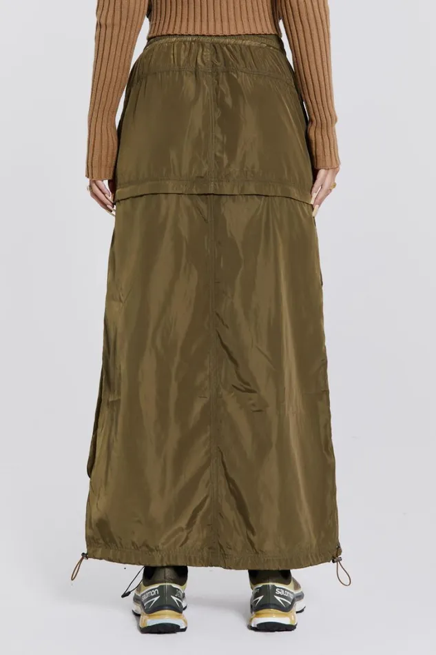 Women Jaded London Skirts Madison 2 In 1 Cargo Maxi Skirt