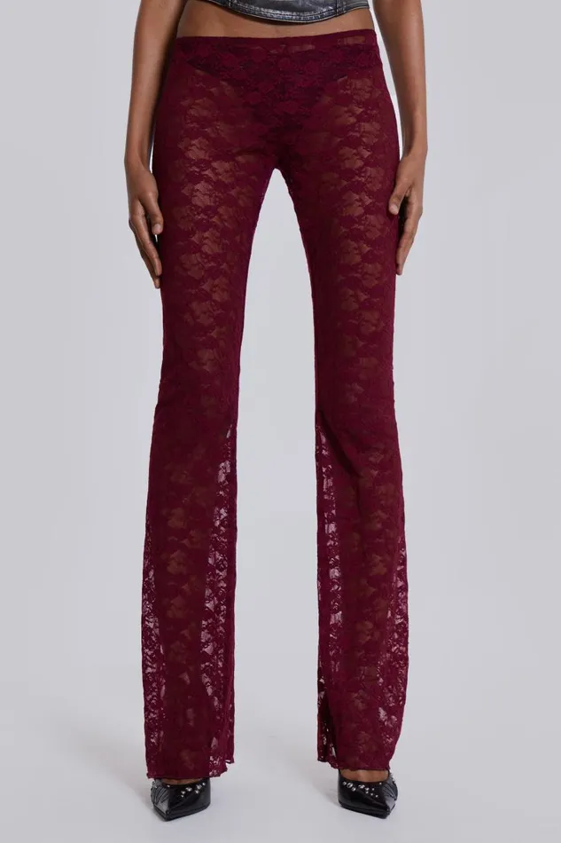 Women Jaded London Trousers Riva Lace Hooded Coord Set