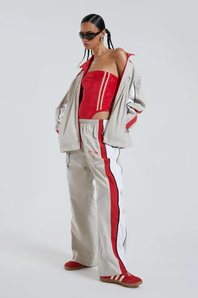 Women Jaded London Trousers Uptown Windbreaker Track Pants