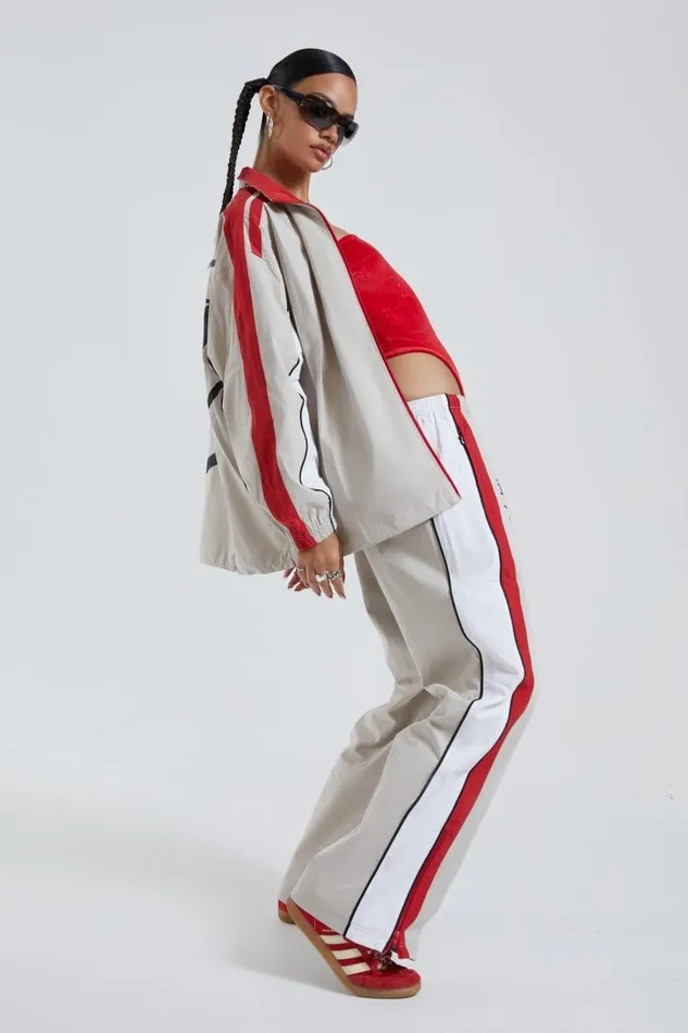 Women Jaded London Trousers Uptown Windbreaker Track Pants