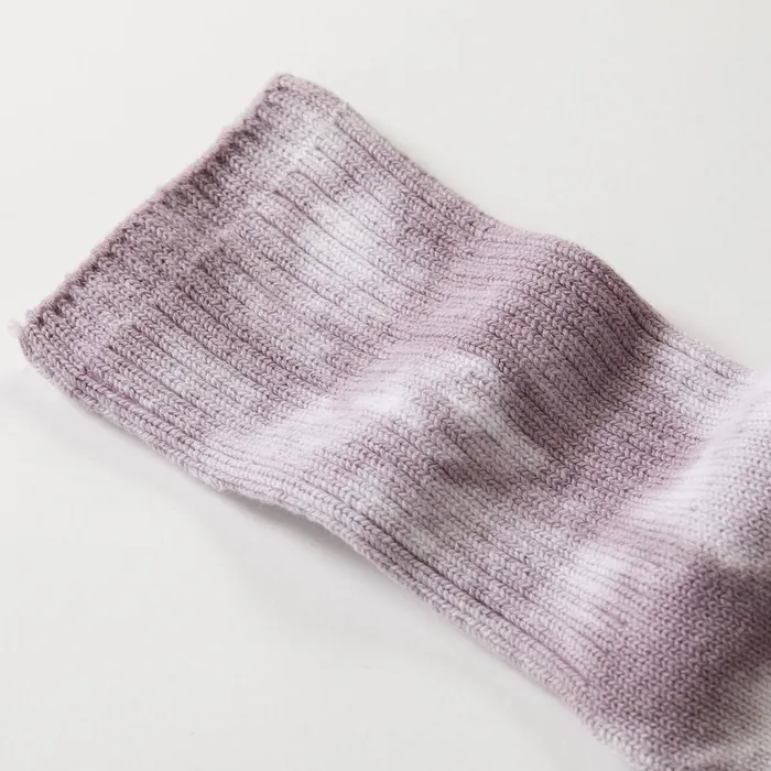 WomenMen Accessories MONROW Organic Tie Dye Socks Misty Lilac