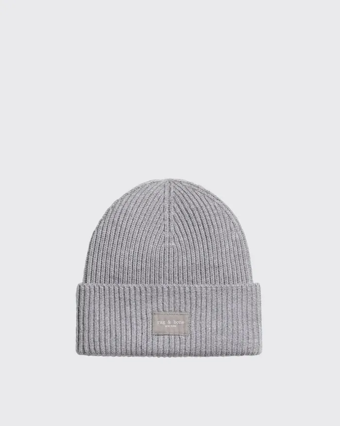 WomenMen Hats Rag 038 Bone Blake Beanie Heather Grey
