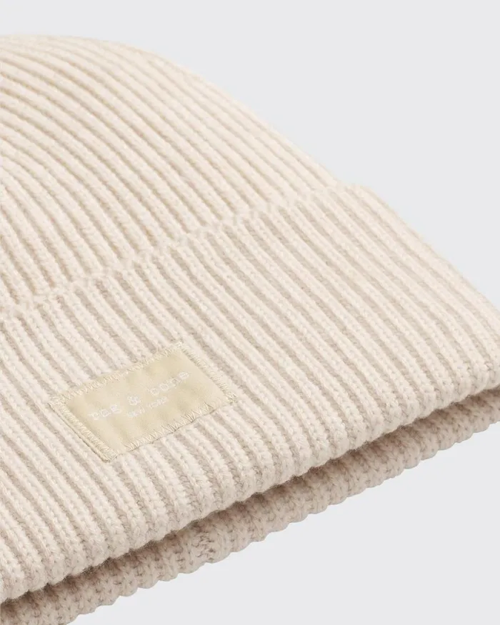 WomenMen Hats Rag 038 Bone Blake Beanie Ivory