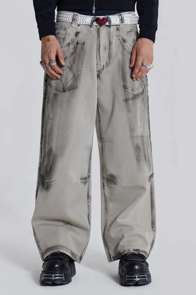 WomenMen Jaded London Colossus Jeans Scuff Colossus Jeans