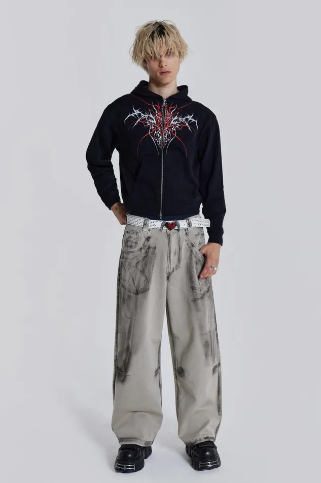 WomenMen Jaded London Colossus Jeans Scuff Colossus Jeans