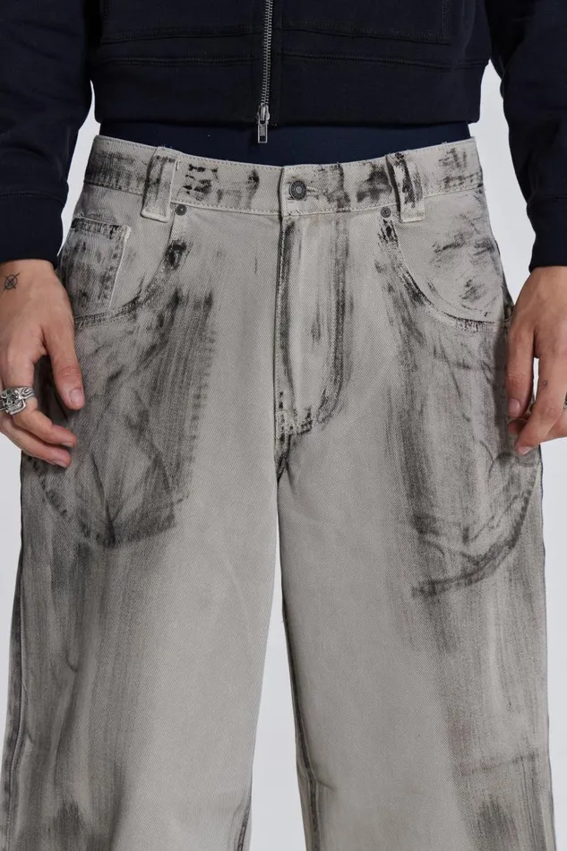 WomenMen Jaded London Colossus Jeans Scuff Colossus Jeans