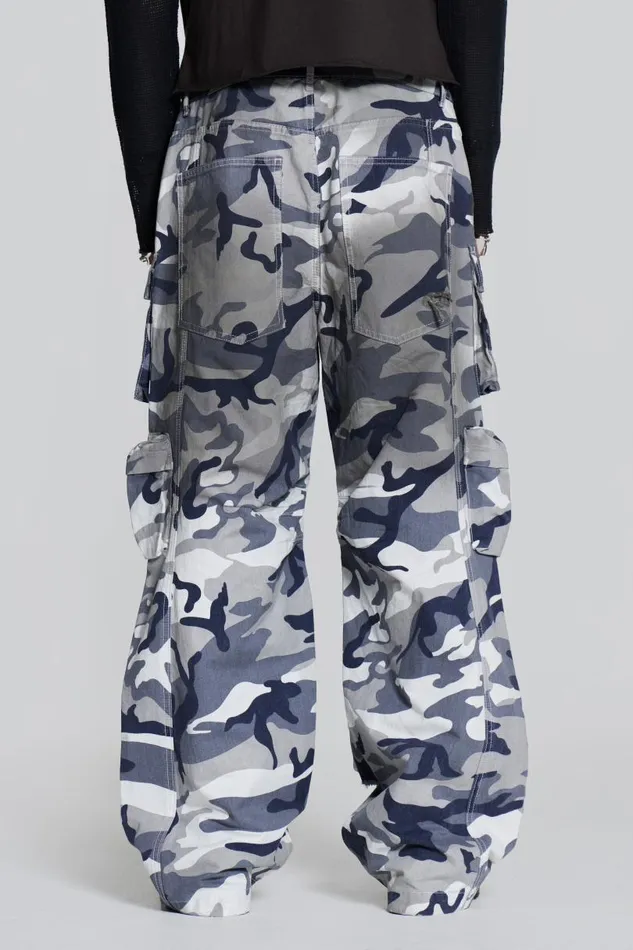 WomenMen Jaded London Colossus Jeans Siberia Camo Cargos