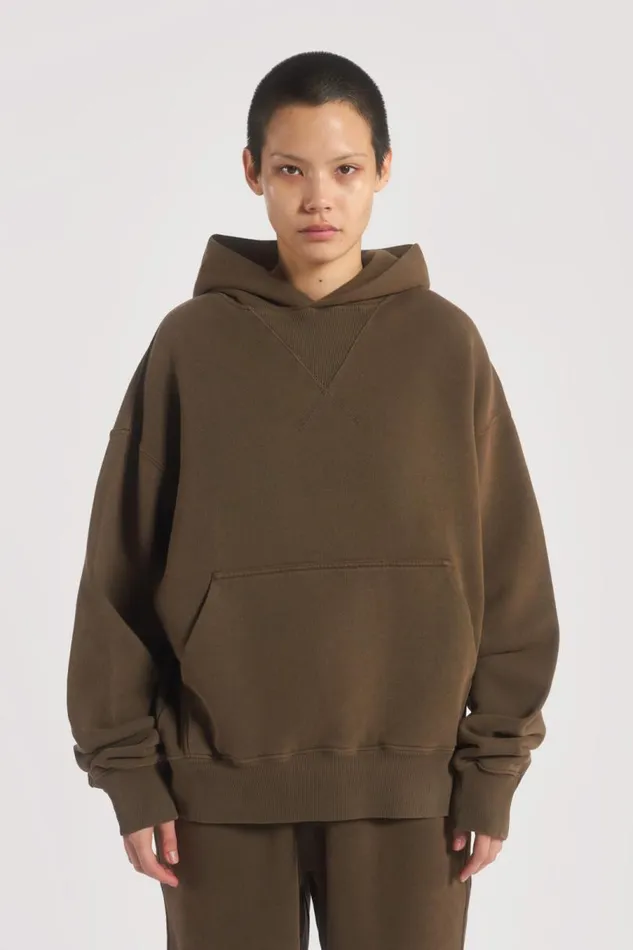 WomenMen Jaded London Hoodies and Sweatshirts NTRLS Mocha Oversized Hoodie