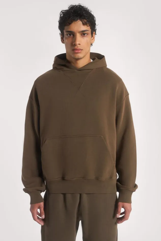 WomenMen Jaded London Hoodies and Sweatshirts NTRLS Mocha Oversized Hoodie