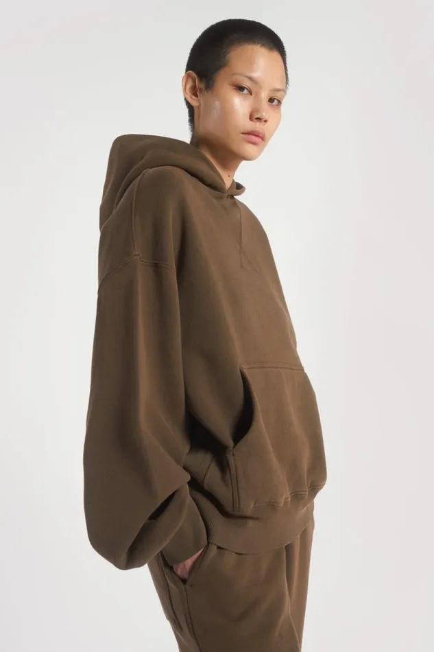 WomenMen Jaded London Hoodies and Sweatshirts NTRLS Mocha Oversized Hoodie