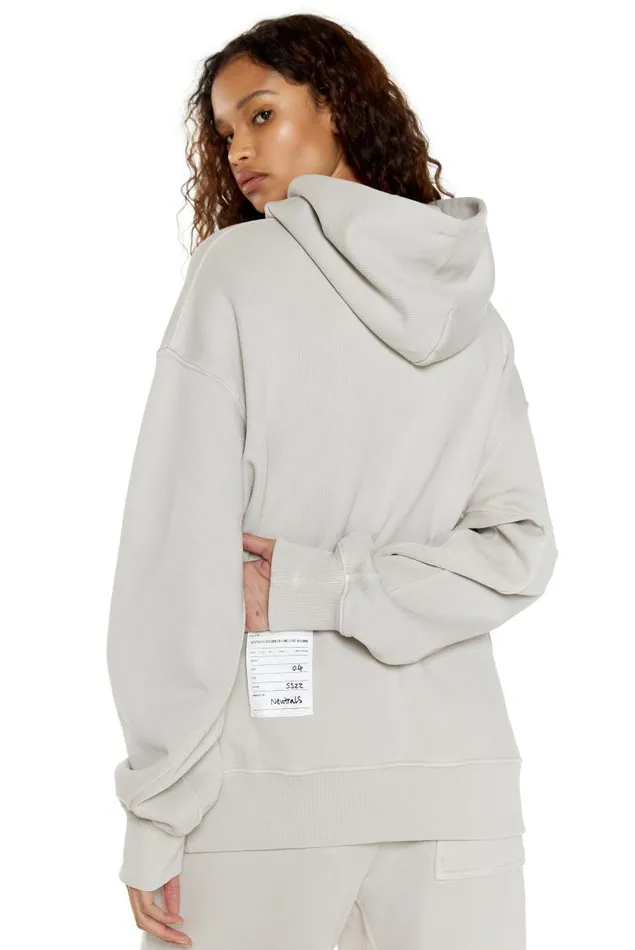 WomenMen Jaded London Hoodies and Sweatshirts NTRLS Stone Oversized Hoodie