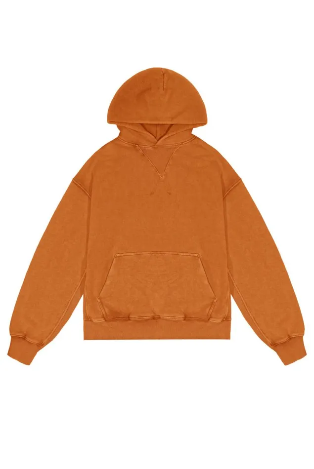 WomenMen Jaded London Ntrls NTRLS Rust Orange Oversized Hoodie