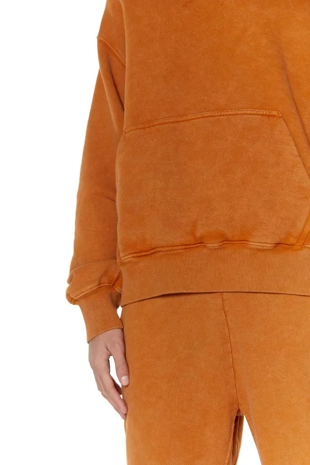 WomenMen Jaded London Ntrls NTRLS Rust Orange Oversized Hoodie
