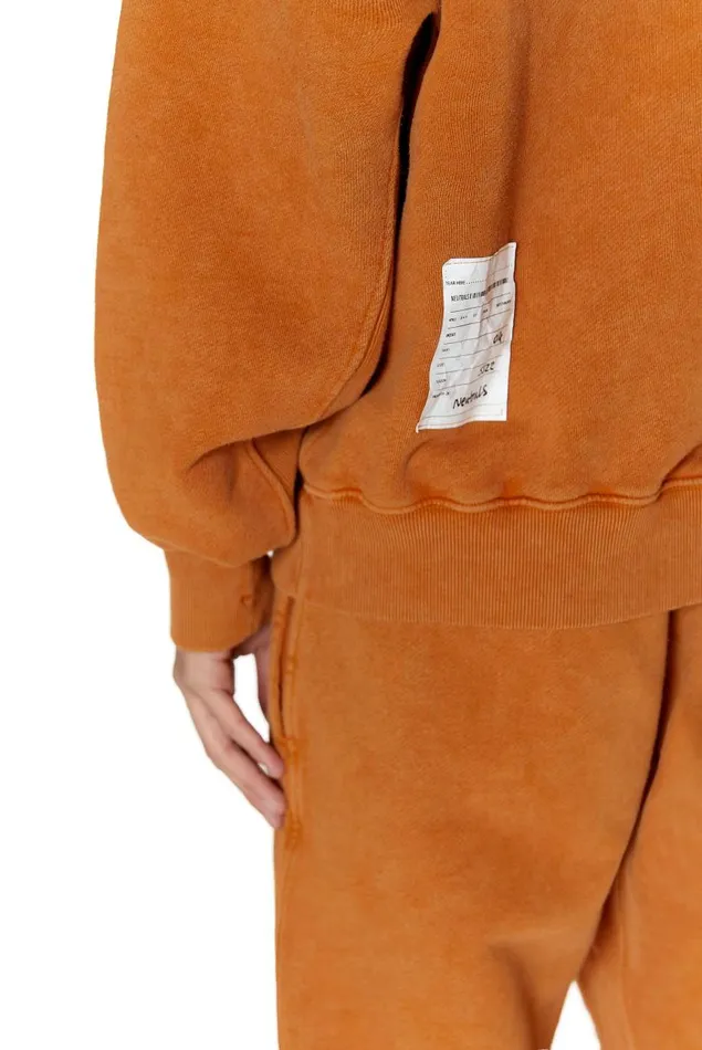 WomenMen Jaded London Ntrls NTRLS Rust Orange Oversized Hoodie