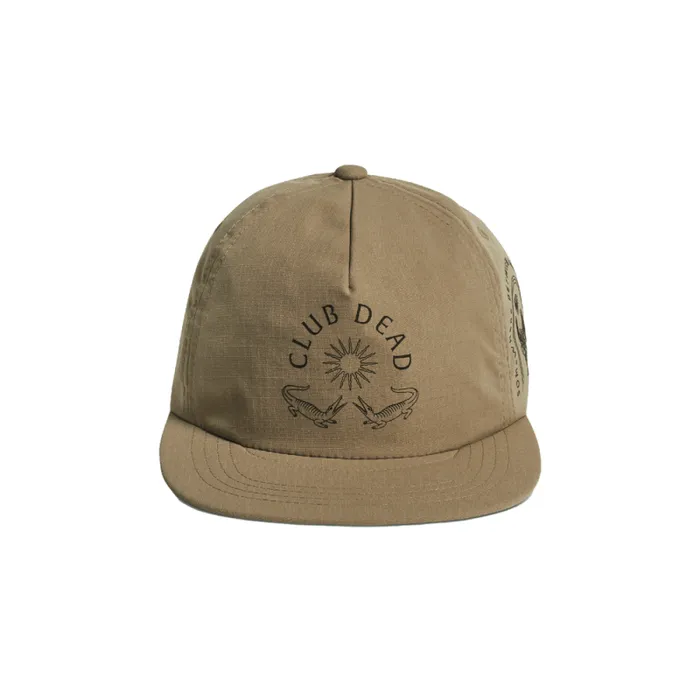 WomenMen Roark Hats Club Muerto 5 Panel Hat Bronze