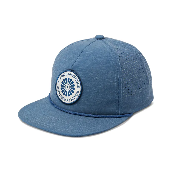 WomenMen Roark Hats Explorer Hybrid Strapback Hat Deep Blue