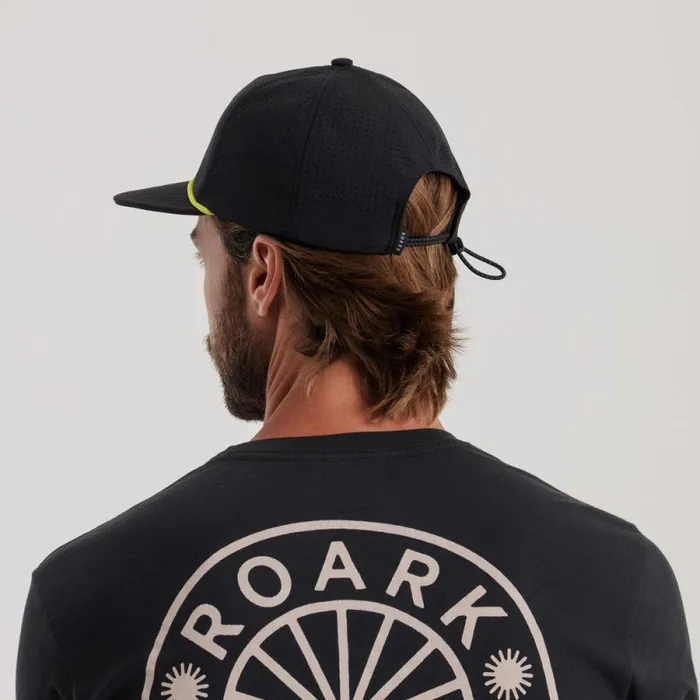 WomenMen Roark Hats Hybro Cinch Hat Black