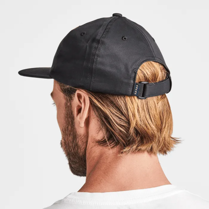 WomenMen Roark Hats Layover Strapback Hat Black