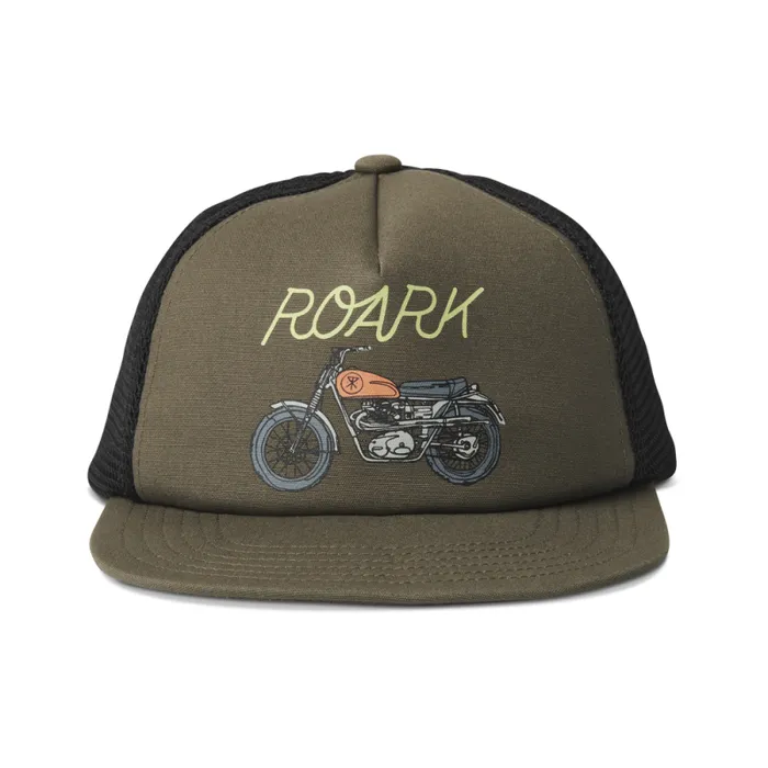 WomenMen Roark Hats Shaded Classic 5 Panel Hat Military