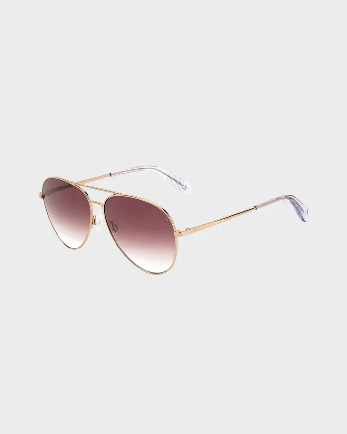 WomenMen Sunglasses Rag 038 Bone Ren Red Gold