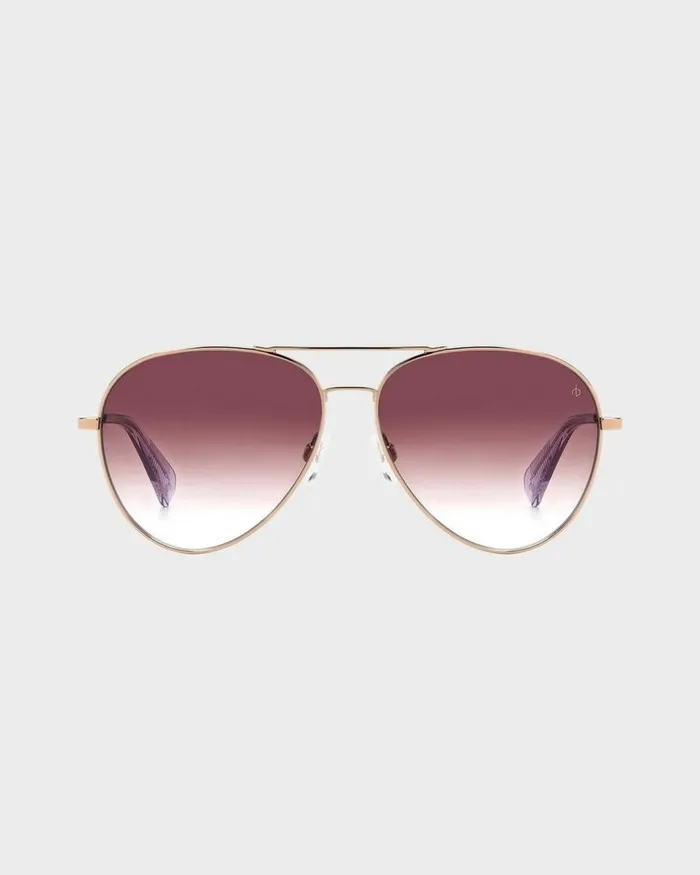 WomenMen Sunglasses Rag 038 Bone Ren Red Gold