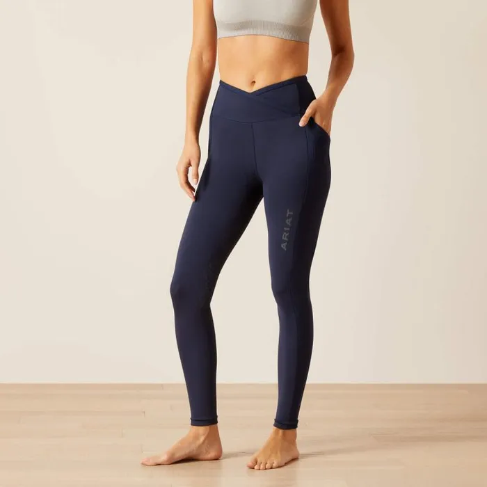 Women Pants and Shorts Ariat Eos Chic Half Grip Tight Navy Eclipse