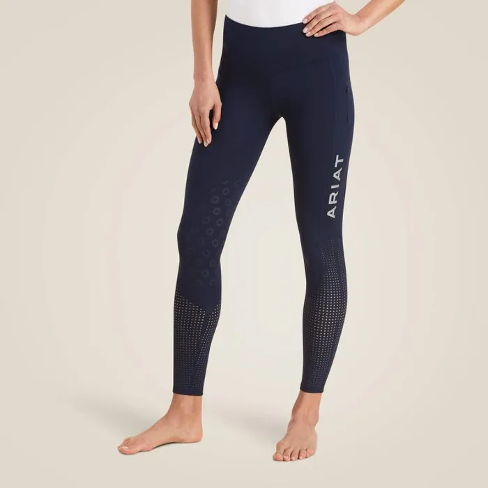 Women Pants and Shorts Ariat Eos Knee Patch Tight Navy