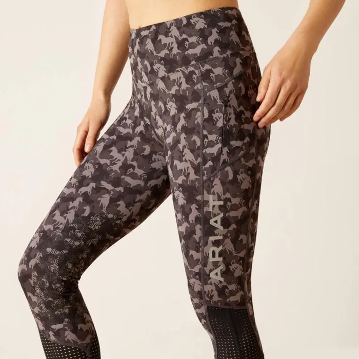 Women Pants and Shorts Ariat Eos Knee Patch Tight Periscope Camo Horse Women Pants and Shorts Ariat Eos Knee Patch Tight Periscope Camo Horse