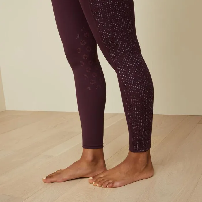 Women Pants and Shorts Ariat Eos Lumina Knee Patch Tight Mulberry Women Pants and Shorts Ariat Eos Lumina Knee Patch Tight Mulberry