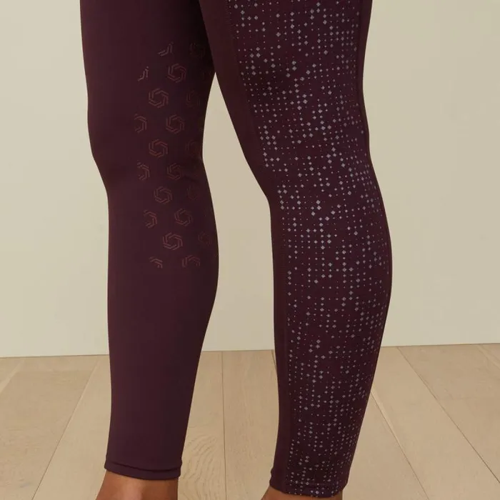 Women Pants and Shorts Ariat Eos Lumina Knee Patch Tight Mulberry Women Pants and Shorts Ariat Eos Lumina Knee Patch Tight Mulberry