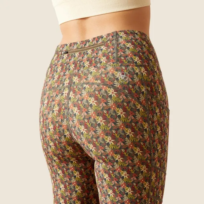 Women Pants and Shorts Ariat Eos Print Knee Patch Tight Canteen Floral Women Pants and Shorts Ariat Eos Print Knee Patch Tight Canteen Floral