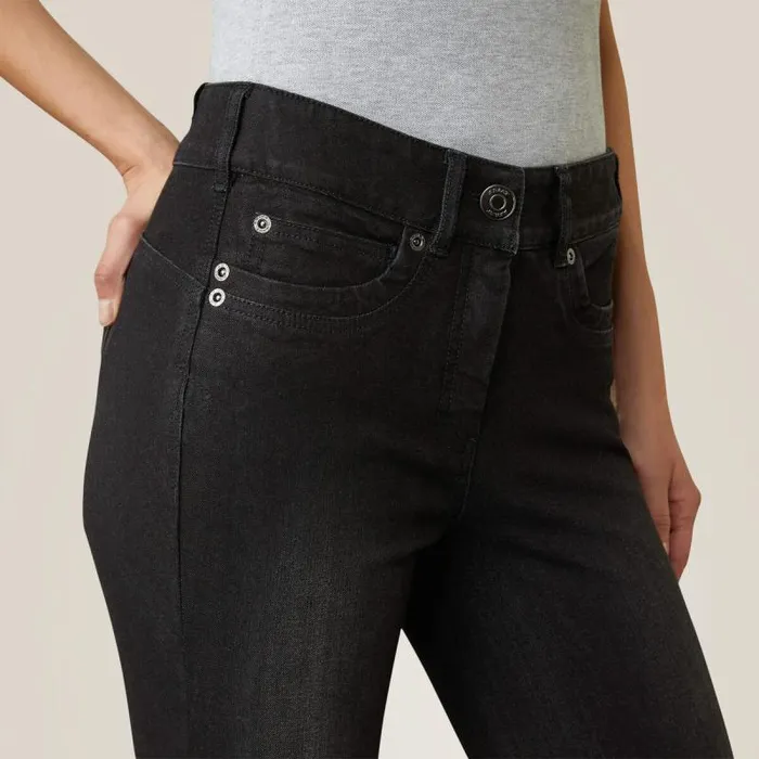 Women Pants and Shorts Ariat Halo B Denim Knee Patch Breech Black Rinse Women Pants and Shorts Ariat Halo B Denim Knee Patch Breech Black Rinse