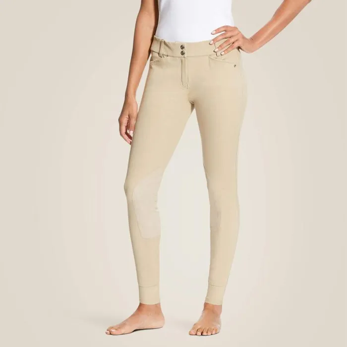 Women Pants and Shorts Ariat Heritage Knee Patch Breech Tan