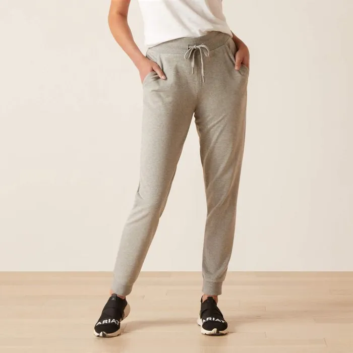 Women Pants and Shorts Ariat Memento Jogger Heather Grey