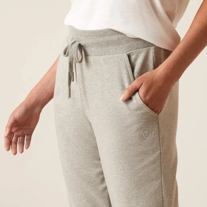Women Pants and Shorts Ariat Memento Jogger Heather Grey Women Pants and Shorts Ariat Memento Jogger Heather Grey