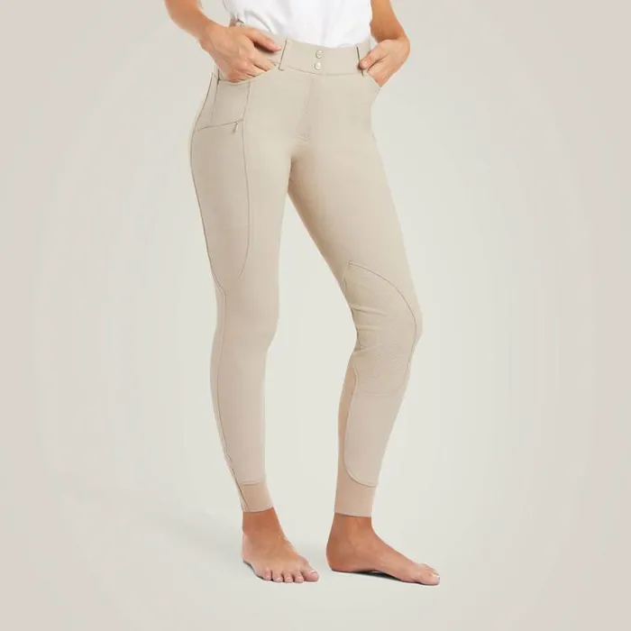 Women Pants and Shorts Ariat Prelude Knee Patch Breech Olympia Tan