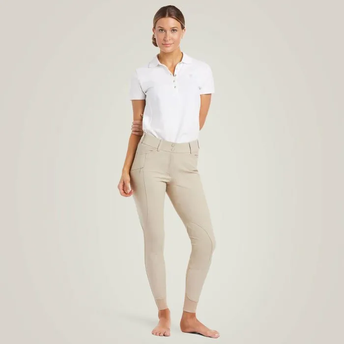 Women Pants and Shorts Ariat Prelude Knee Patch Breech Olympia Tan