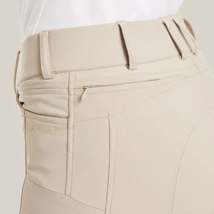 Women Pants and Shorts Ariat Prelude Knee Patch Breech Olympia Tan