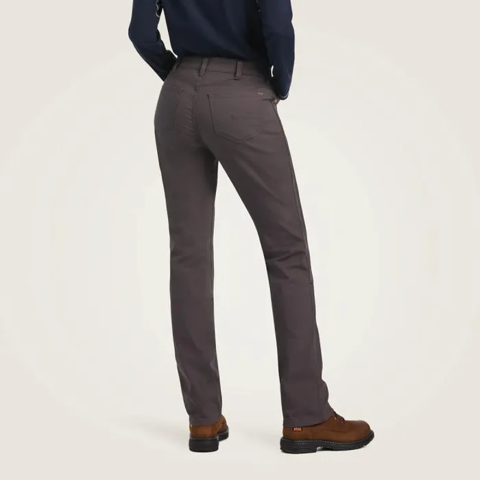 Women Pants and Shorts Ariat Rebar DuraStretch Made Tough Double Front Pant Rebar Grey Women Pants and Shorts Ariat Rebar DuraStretch Made Tough Double Front Pant Rebar Grey