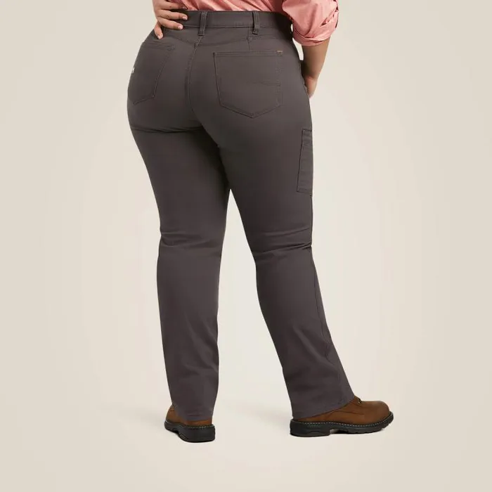 Women Pants and Shorts Ariat Rebar DuraStretch Made Tough Straight Leg Pant Rebar Grey Women Pants and Shorts Ariat Rebar DuraStretch Made Tough Straight Leg Pant Rebar Grey