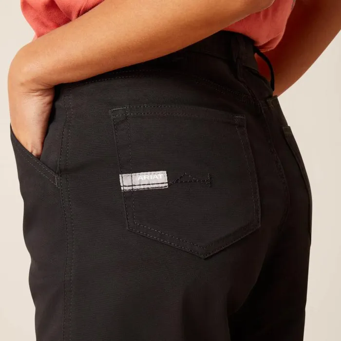 Women Pants and Shorts Ariat Rebar PR Made Tough 6034 Short Black Women Pants and Shorts Ariat Rebar PR Made Tough 6034 Short Black