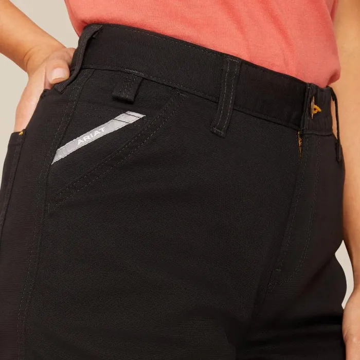Women Pants and Shorts Ariat Rebar PR Made Tough 6034 Short Black Women Pants and Shorts Ariat Rebar PR Made Tough 6034 Short Black