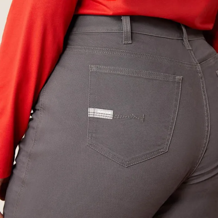 Women Pants and Shorts Ariat Rebar PR Made Tough Straight Pant Rebar Grey Women Pants and Shorts Ariat Rebar PR Made Tough Straight Pant Rebar Grey